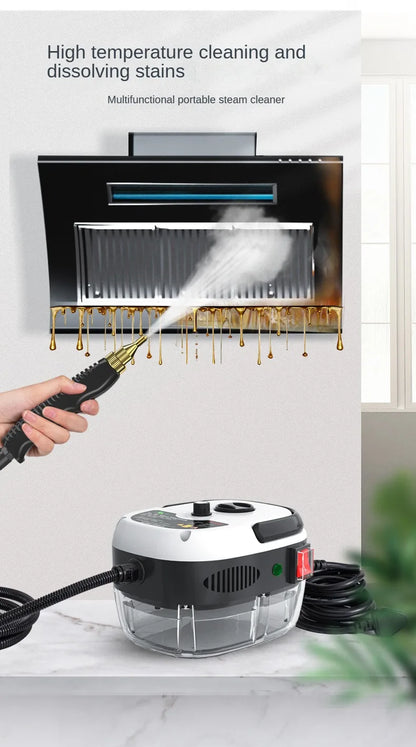 2500W Home Appliance Steam Cleaner High Temperature Pressurized Steam Cleaning Machine for Sofa,Air Conditioning Hood Car Cleane