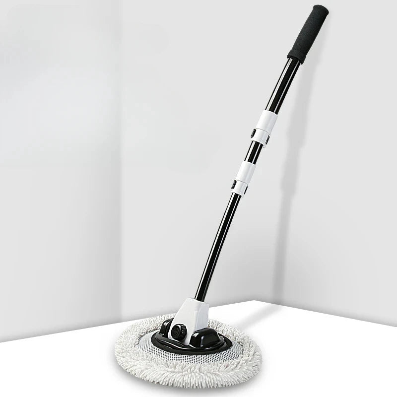 LEIBOO Car Wash Mop Cleaning Brush Telescoping Long Handle Cleaning Mop Retractable Bent Bar Car Wash Brush Auto Accessories Car Cleaning Tools