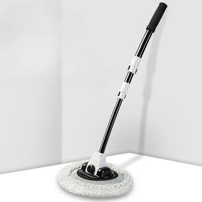LEIBOO Car Wash Mop Cleaning Brush Telescoping Long Handle Cleaning Mop Retractable Bent Bar Car Wash Brush Auto Accessories Car Cleaning Tools
