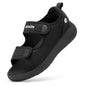 FitVille Men'S Sandals Summer Flat Shoes Widened Elderly Casual Shoe Breathable Lightweight For Plantar Fasciitis Pain Relief