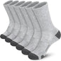 6 Pairs Men's Outdoor Gym Socks High Quality Comfortable Soft Ground-Gripping Football Large Size New Style