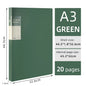 A3 Side-Entry Art Portfolio for Students - Painting Folder, Poster, Sketch Paper, Insert Pockets, Certificate Holder 20-60Pages