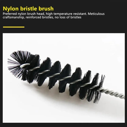 5pc Car Cleaning Tools Engine Maintenance Intake Valve Cylinder Carbon Removal Brush Cleaning Brush Inspection Tool Car Wash Kit