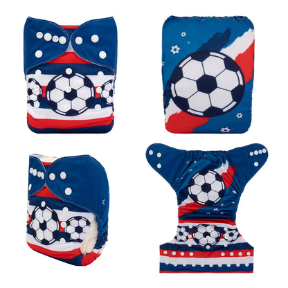 U Pick ALVABABY Digital Position Cloth Diapers Baby Reusable Modern Cloth Nappy for Baby with 1pc Microfiber Insert