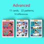Children's Educational Games, Focus and Observation Training, Spot the Difference, from Hyperactivity to Concentration, Educational Game Cards, Can Be Wiped Off and Reused, Suitable for Holiday Gifts