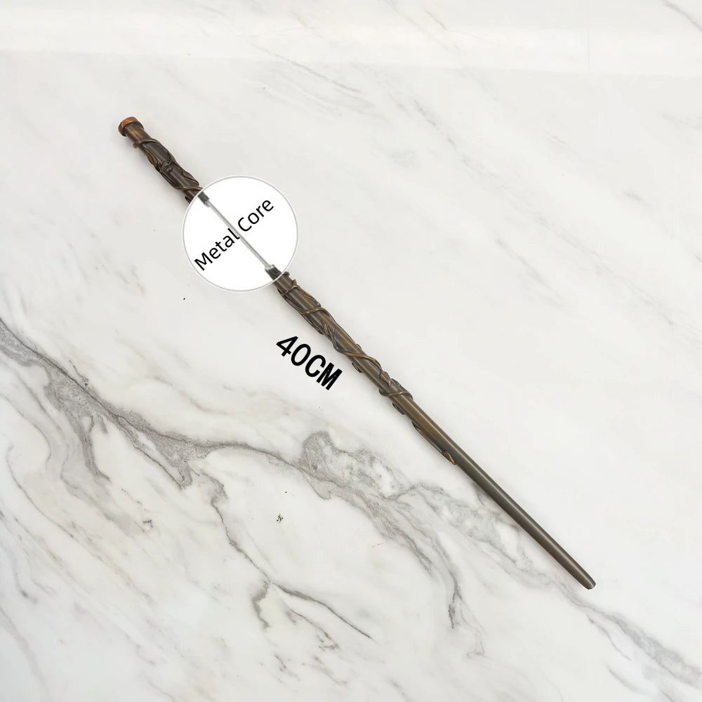 Anime Cosplay Magic Metal Core Wand With Box Children Decoration Toy Accessories For Kids Bacchetta Di Plastic Magic Stick