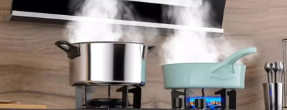 220V Haotaitai Double Motor Range Hood Kitchen Strong Suction Auto Clean Side Suction BBL
