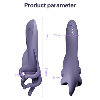 Glans Trainer for Men Powerful Vibrating Penis G Spot Masturbator Soft Fingertip Prolong Endurance Massage Vibrator Erotic Toys