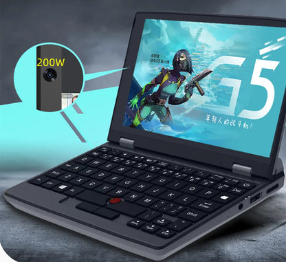 7 inch Pocket Laptop N95 Notebook Touch Screen Portable Netbook Win 11 Pro 8GB 16GB+1TB Mini PC Micro Computer Bluetooth 4.2