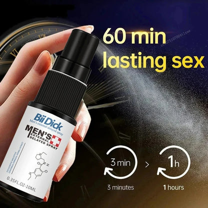 60 Minutes Long Lasting Men's Sex Spray, Without Ejaculation Spray for Men, Fast Erection, Premature Ejaculation Adult Product