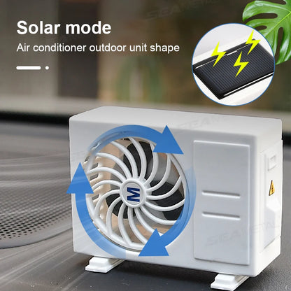 SEAMETAL Car Perfume Diffuser Solar Air Conditioner Shape Decorative Air Freshener Air Outlet Car Aromatherapy Fragrance Tablet
