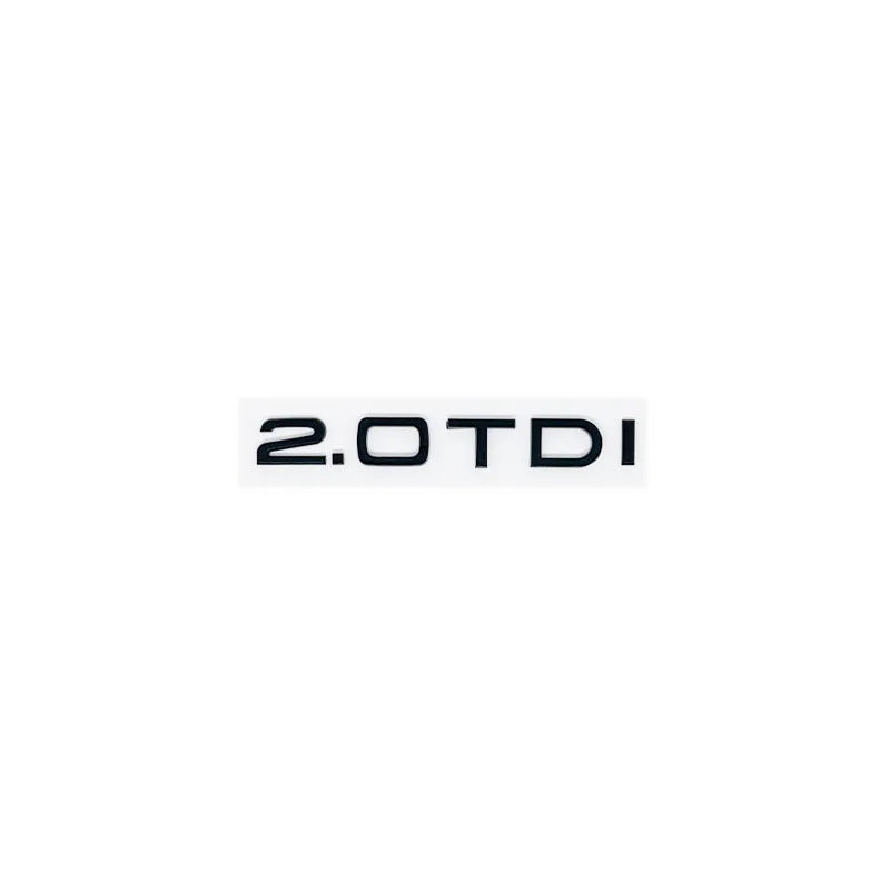 Car Letter Logo Sticker for A5 suitable for tail bumper and trunk emblem applicable to 2.0 3.0 40TDI 35 40 45TFSI models