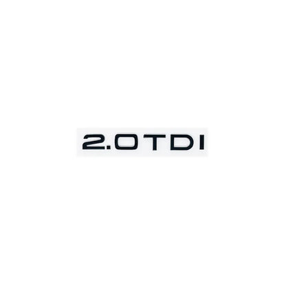 Car Letter Logo Sticker for A5 suitable for tail bumper and trunk emblem applicable to 2.0 3.0 40TDI 35 40 45TFSI models