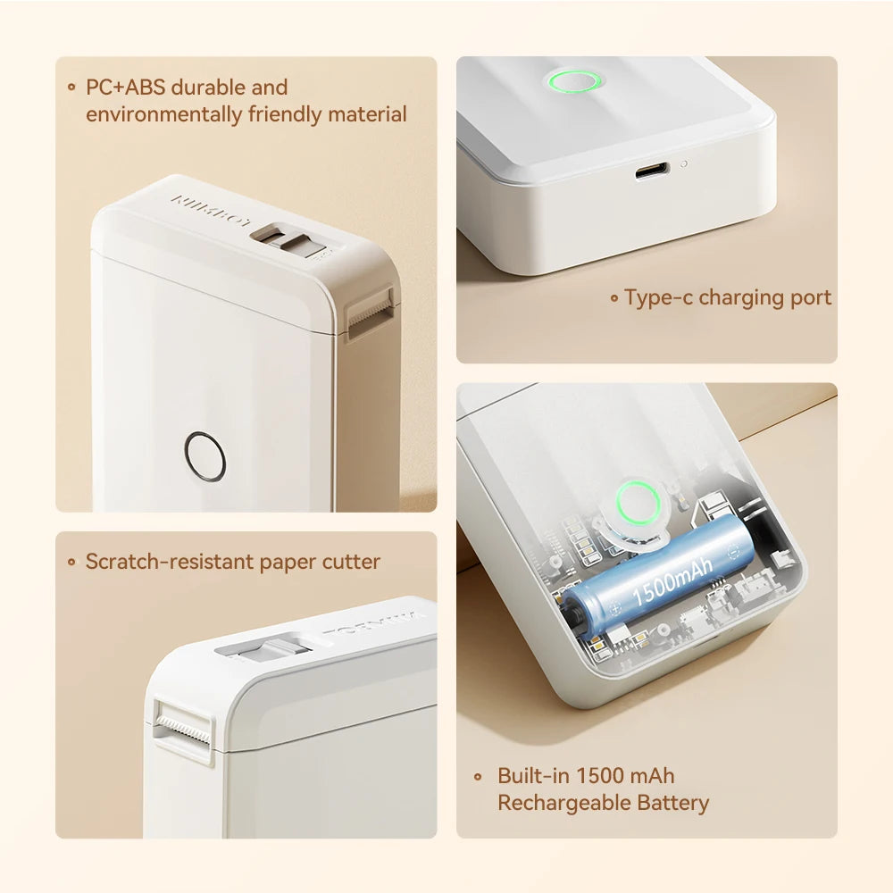 Niimbot D110 D11H 300dpi Bluetooth Label Printer Compact Wireless&Feature-Rich for Labeling Excellence Mobile Phone Durabiility