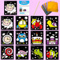 12Pcs DIY Cartoon Magic Transfer Painting Crafts for Kid Crafts Creative Drawing Educational Learning Art School Supplies