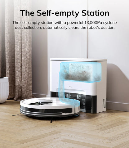ILIFE A12 Pro Robot Vacuum and Mop Combo, LIDAR Navigation, Self Collection Dust, 3000Pa Suction, App/Remote Control