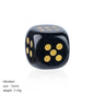 6pc 1.5cm Natural stone amethyst dice Agate tiger eye stone particle Guess the number of points gift good new wholesale