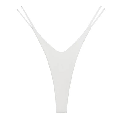 Meet'r Women Sexy Low Waist Thong Pantie Seamless Thin rope Underwear Female Solid Color G String Lingerie Temptation Bikini