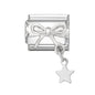 Shiny Zircon Stars Heart Bow Knot Butterfly Italian Charm Links Fit 9mm Stainless Steel Bracelet Women Jewelry DIY Making Gifts