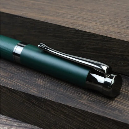 Office and study writing pen 0.5mm Black Knight fountain pen F Tip All metal copper pen holder