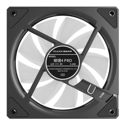 TEUCER Prism4 Pro ARGB Fan 120mm PC Case Fan Kit 4pin PWM CPU Cooling Fans 3pin 5v RGB 12cm Gaming Computer Fan