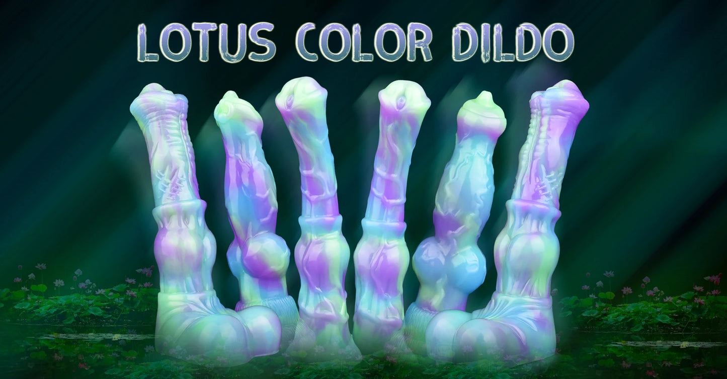 YOCY Long Horse Dildo Silicone Female Masturbator Knot Animal Anal Plug Butt Prostate Massager Stimulator Sex Toys For Couple