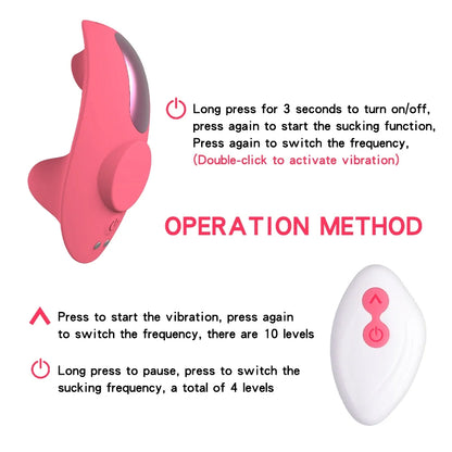 Funny Sex Toys Clitoris Sucker Panty Sucking Vibrator Adult Goods For Women Clit Suction Stimulator Machine Female Masturbation