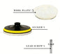7Pcs 4 Inch Car Polish Pad Tool Kit Polishing Wheel Pad For Polisher Machine Waxing Polishing Buffing Wheel Auto Paint Care Polisher Pads Polishing Detailing Cleaning Goods