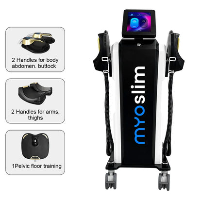 EMS Body Sculpt Machine RF Sculpting Weight Loss Burning Fat Slimming Muscle Equipment Stimulation 6500W HI-EMT MYOslim