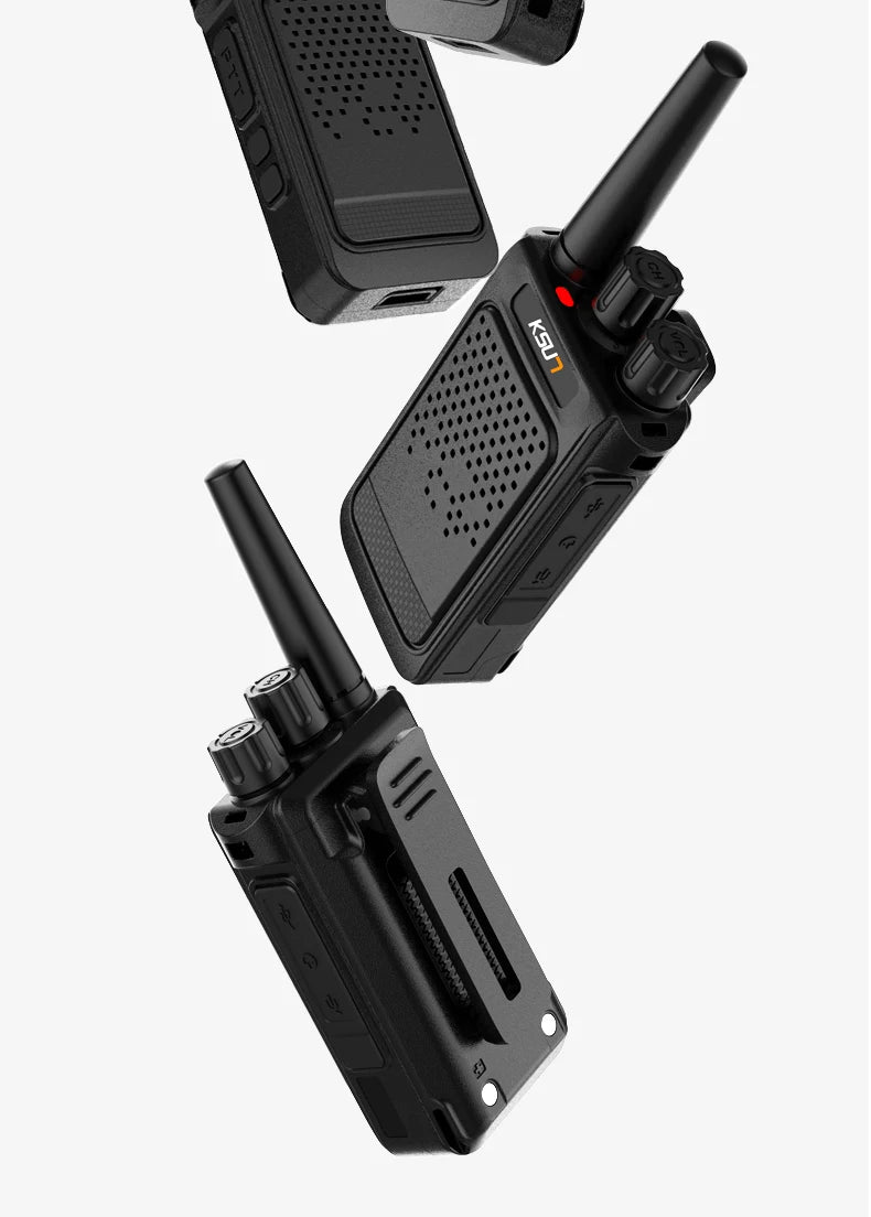 Mini Portable Walkie Talkie 2pcs UHF Radio Wireless Intercom VOX Function PMR446 Walkie Talkie Two Way Radio Station KSUN X26