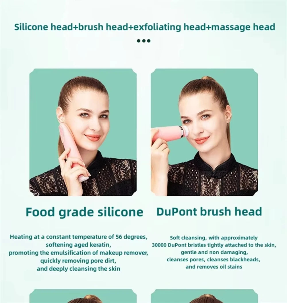 Beauty Massage Tool for Face and Neck Facial Tool Metal Rolling Head Facial Clean and Massage Roller