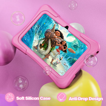 PRITOM Tablet for Kids 7 Inch Android 13 32 GB WiFi Bluetooth Dual Camera Educational Software Installed with Proof Case