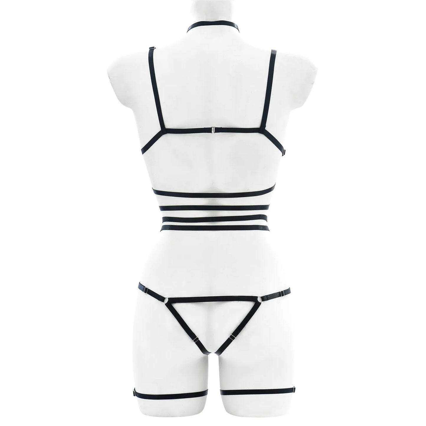 Fun Elastic Binding Strap Set Without Underwear Adjustable Sex Party Props Bdsm Couple Sex