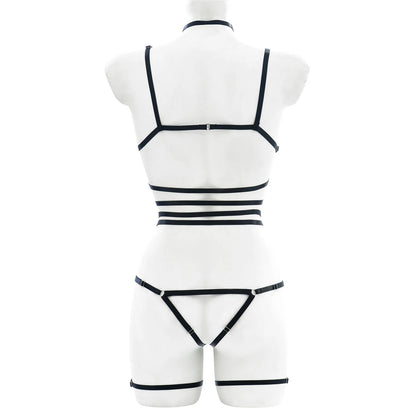 Fun Elastic Binding Strap Set Without Underwear Adjustable Sex Party Props Bdsm Couple Sex