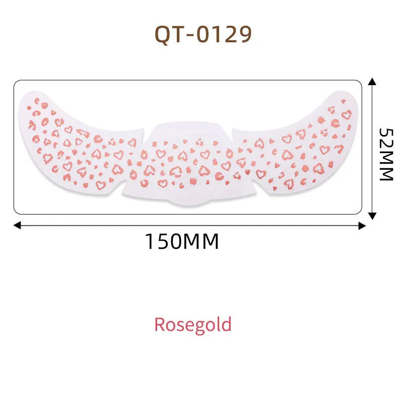 1pc Hot Stamping Freckles Makeup Sticker Metallic Radiation Golden Silver  Fake Freckles Temporary Tattoo Stickers Face Makeup