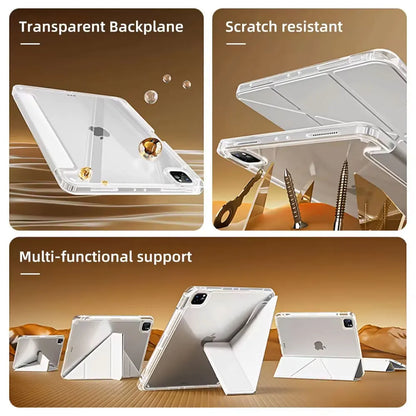 Clear Case For iPad Pro 11 iPad 10.2 7th 8th 9th 10th Gen Cover iPad Air 6 5 4 3 10.2 10.9 13 12.9 M2 M4 Mini 6 7 8.3 Clear Case