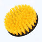 4'' Blue Electric Scrubber Brush Drill Brush Kit Plastic Cleaning Brush Tool for Car Tires Nylon Brushes Car Detailing