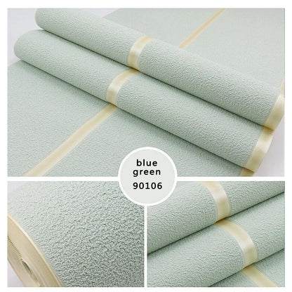 Modern Deerskin Velvet Wallpaper Non-woven Fabric 3D Stripe Living Room Bedroom TV Background Wall Paper טפט לקיר Home Decor