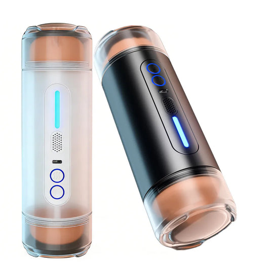 Automatic Male Masturbator Blowjob Cup Pocket Pussy Intelligent Voice Vagina Oral Penetration Sex Machine Adult Sex Toys For Men
