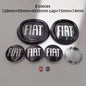 8pcs Fiat 500 Car Front Hood Emblem Rear Trunk Badge 95mm 120mm 12cm Wheel Center Logo Hub Cap 50mm 56mm 60mm 5cm 6cm