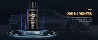20H Advanced Graphene Ceramic Coating for Cars (70ml) Self Healing and UV Track Technology Car Care Product