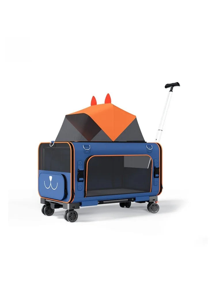 Pet Go out Trolley Portable Shoulder Bag Small Dog Cat Carrier Travel-friendly Pet Transport