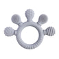 BPA-Free Baby Silicone Teether Sensory Toy Food-Grade Chewable Toy Teething Ring Easy-Grip Infant Teething Toy Newborn Gift
