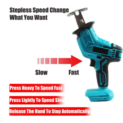 100MM Cordless Electric Reciprocating Saw 3000RPM Variable Speed Metal Wood Cutting Tool Electric Saw For Makita 18V Battery