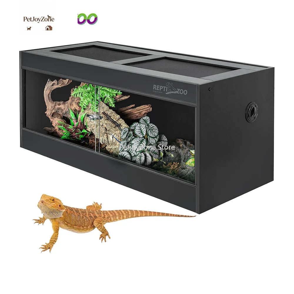 Eco-Friendly Durable PVC 120 Gallon Large 4x2x2 Reptile Feeding Enclosure Cage