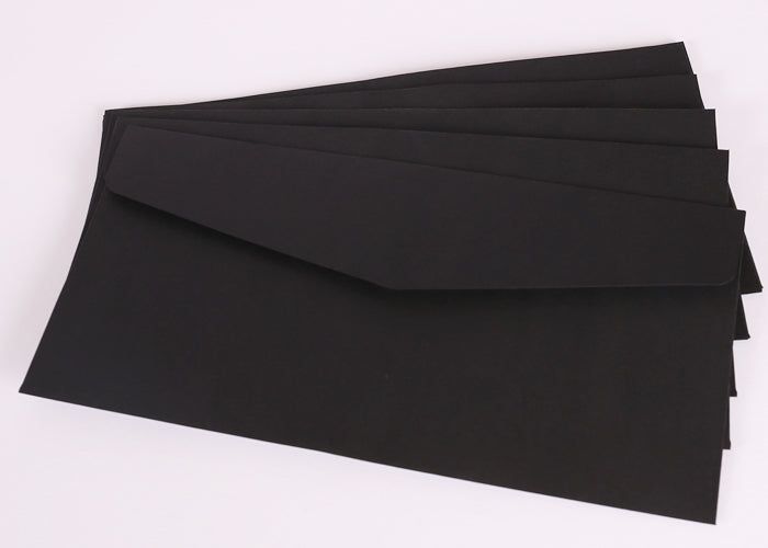 10 Pcs Classical Paper Envelopes White Black Kraft Blank Paper Window Envelopes Wedding Invitation Envelope Gift Envelope