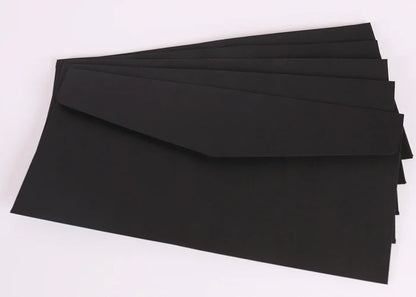 10 Pcs Classical Paper Envelopes White Black Kraft Blank Paper Window Envelopes Wedding Invitation Envelope Gift Envelope