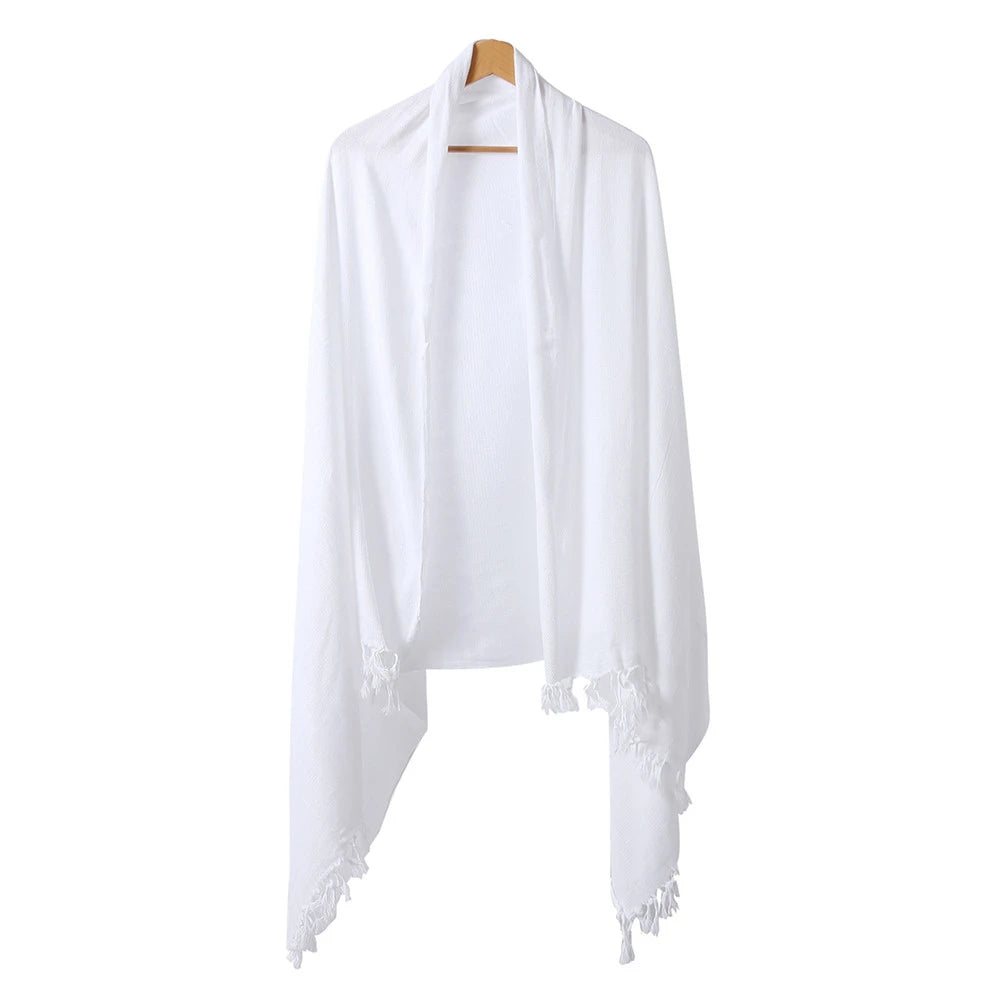 2Pcs Ihram Pilgrimage Towel For Muslim Arab Mecca Hajj Clothes Men Islamic Ramadan Prayer Worship Costumes Shawl Jubba SetThobe