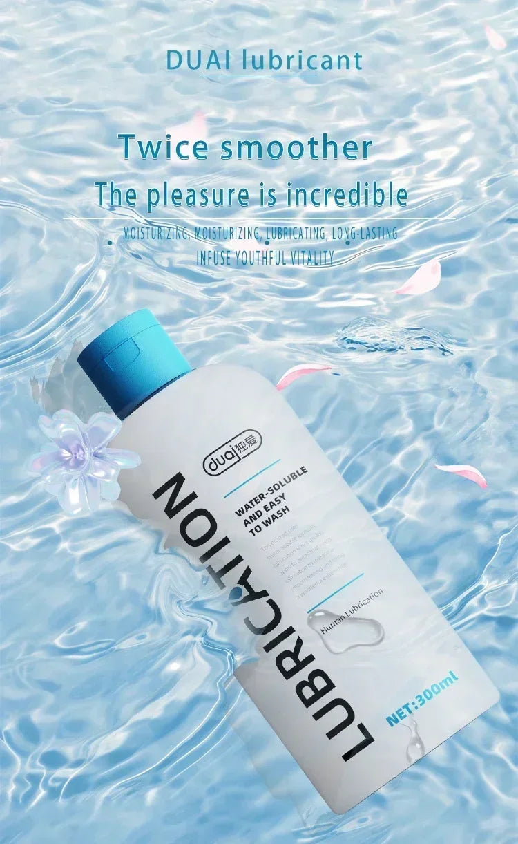 300ML Water based Lubricant Safe Intimate Gel Vaginal Anal Lube Lubricating Oil Adult For Women Men And Couple Erotic Tools