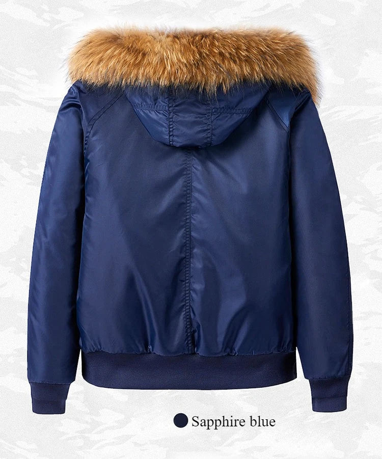 Pilot Men's jackets Thicken Winter Jacket Padding Man Down Jacket Coat Parkas Outdoor Fur Hooded Cotton Padded Jacket HXY0257